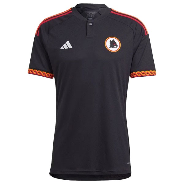 Tailandia Camiseta AS Roma 3ª 2023/24 Negro